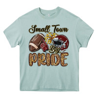 Arona small town big pride maroon yellow Heavy Core Tee - MaliasSmallBusiness