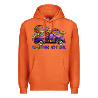 Carrot mardi gras skull truck Premium Hoodie - FaDigitalArtStudio