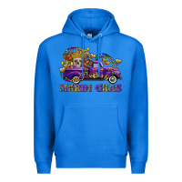 True Royal mardi gras skull truck Premium Hoodie - FaDigitalArtStudio
