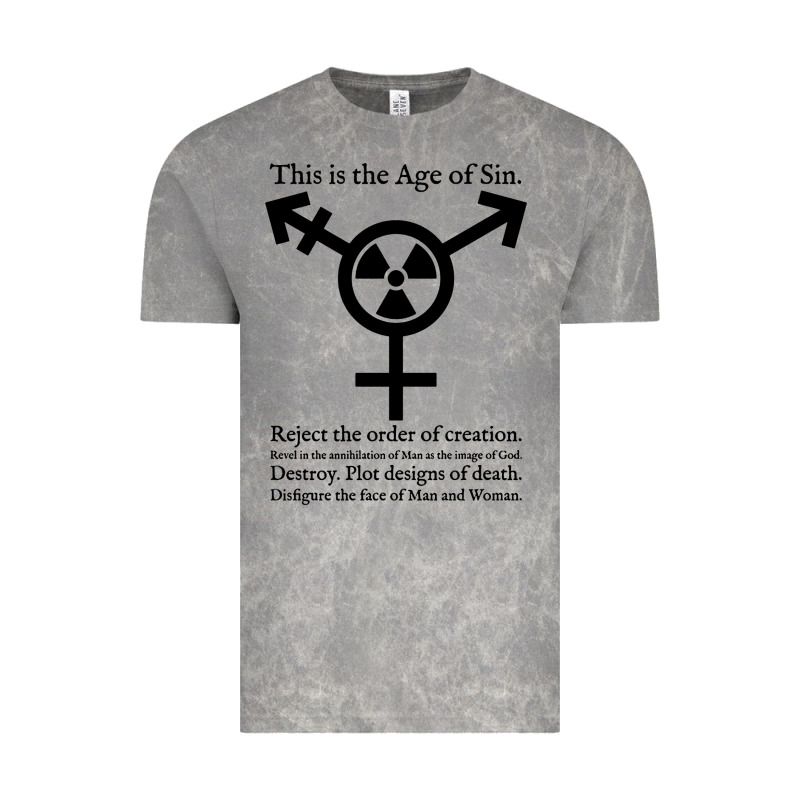 This Is The Age Of Sin   Transgender Symbol Vintage Tee by artisFamous | Teevron