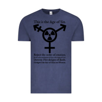 Vintage Denim this is the age of sin   transgender symbol Vintage Tee - artisFamous
