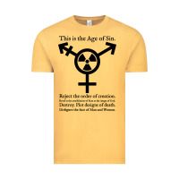 Vintage Mustard this is the age of sin   transgender symbol Vintage Tee - artisFamous