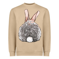 Easter Bunny Back View Heavyweight Sweatshirt | Teevron