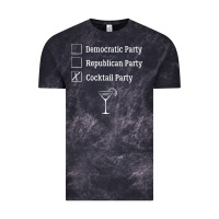 Cloud Black democratic republican cocktail party funny Vintage Tee - artisFamous
