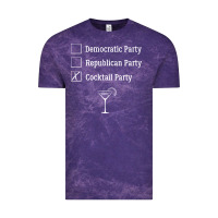 Cloud Purple democratic republican cocktail party funny Vintage Tee - artisFamous