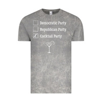 Cloud Rock democratic republican cocktail party funny Vintage Tee - artisFamous