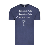 Vintage Denim democratic republican cocktail party funny Vintage Tee - artisFamous