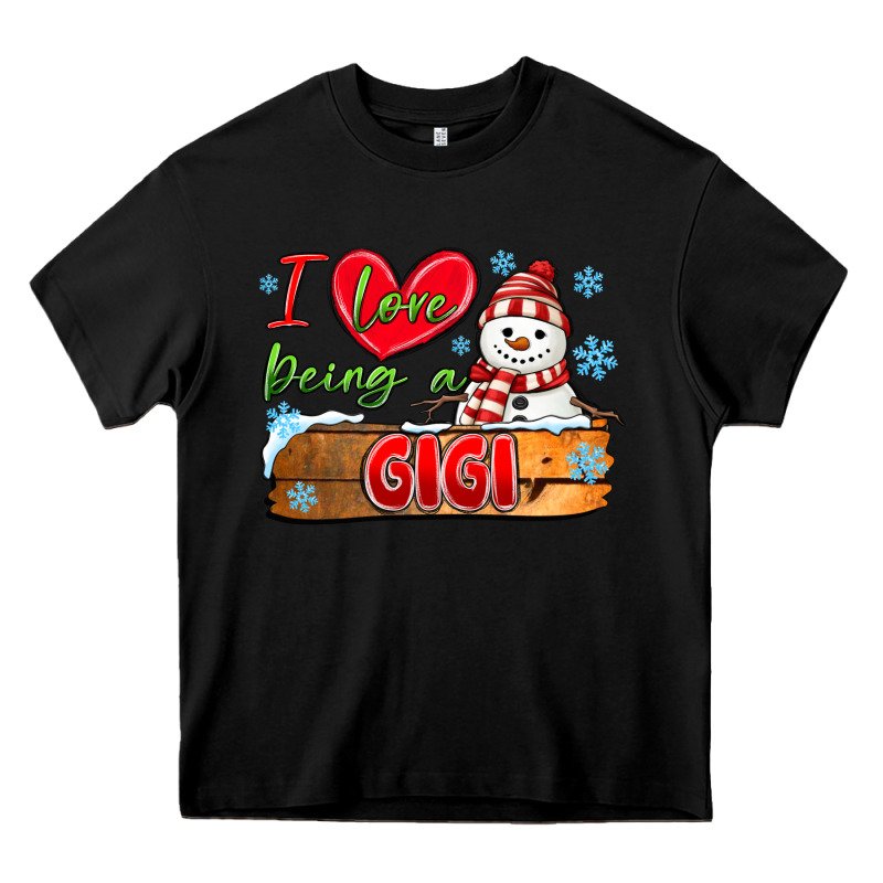 I Love Being A Gigi Heavy Core Tee by MaliasSmallBusiness | Teevron