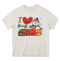 Cream i love being a gigi Heavy Core Tee - MaliasSmallBusiness