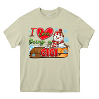 Mossy i love being a gigi Heavy Core Tee - MaliasSmallBusiness