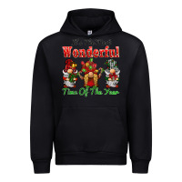 Black it's the most wonderful time of the year Urban Hoodie - BarkalooDesign