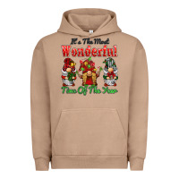 Pigment Burro it's the most wonderful time of the year Urban Hoodie - BarkalooDesign