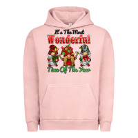 Pigment Salmon it's the most wonderful time of the year Urban Hoodie - BarkalooDesign