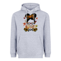 Heather Grey august girl Heavyweight Hoodie - SublimationCraftShop
