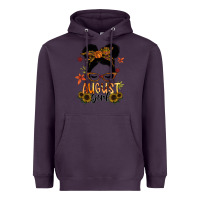 Plum august girl Heavyweight Hoodie - SublimationCraftShop