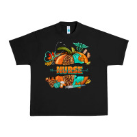 Black pumpkin nurse Urban Heavy Tee - NancyCooperArtShop