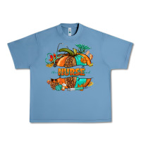 Pebble Blue pumpkin nurse Urban Heavy Tee - NancyCooperArtShop