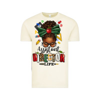 Vintage Arctic assistant director life afro messy bun Vintage Tee - texasbilliewilder