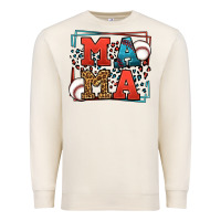 Sandshell leopard baseball mama Mother's Day Premium Sweatshirt - LillyAllenDesigns
