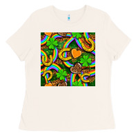 Bone St. Patricks rainbow seamless Ladies Tee - BundleAndBundleShop