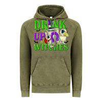Vintage Olive Drink Up Witches Vintage Hoodie - texasbilliewilder