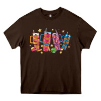Chocolate Brown mexican christmas Heavy Core Tee - MaliasSmallBusiness