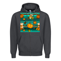 Smoke autumn seamless pattern Zipper Hoodie - BundleAndBundleShop