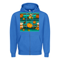 True Royal autumn seamless pattern Zipper Hoodie - BundleAndBundleShop