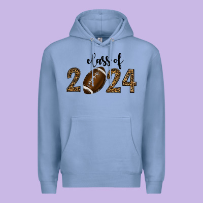 Class Of 2024 American Football Premium Hoodie Designed By Ranaportraitstore