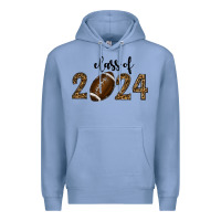 Colony Blue class of 2024 american football Premium Hoodie - RanaPortraitStore