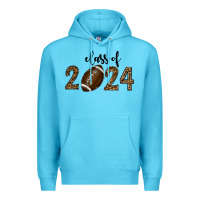 Ocean Blue class of 2024 american football Premium Hoodie - RanaPortraitStore