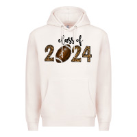Pale Pink class of 2024 american football Premium Hoodie - RanaPortraitStore