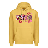 Antique Gold Xoxo Baby Cow Valentine's Day Premium Hoodie - FaDigitalArtStudio