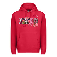 Cardinal Xoxo Baby Cow Valentine's Day Premium Hoodie - FaDigitalArtStudio