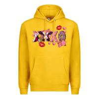 Lemon Xoxo Baby Cow Valentine's Day Premium Hoodie - FaDigitalArtStudio