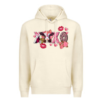 Sandshell Xoxo Baby Cow Valentine's Day Premium Hoodie - FaDigitalArtStudio
