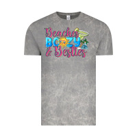 Cloud Rock Beaches boozy besties Summer Vintage Tee - NancyCooperArtShop