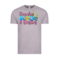 Vintage Zinc Beaches boozy besties Summer Vintage Tee - NancyCooperArtShop