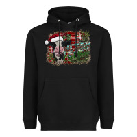 Black merry christmas Heavyweight Hoodie - SublimationCraftShop