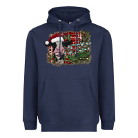 Navy merry christmas Heavyweight Hoodie - SublimationCraftShop
