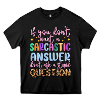 Black if you don't want sarcastic answer Heavy Core Tee - MaliasSmallBusiness