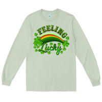 Matcha Feeling lucky with rainbow Long Sleeve Tee - RanaPortraitStore