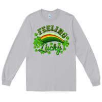 Moon Dust Feeling lucky with rainbow Long Sleeve Tee - RanaPortraitStore