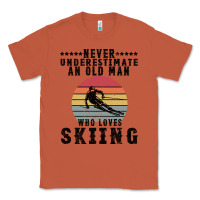 Copper Never Underestimate An Old Man Who Loves Skiing Classic Tee - Bettercallsaul