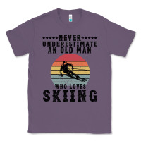Lavender Never Underestimate An Old Man Who Loves Skiing Classic Tee - Bettercallsaul