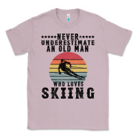 Lilac Never Underestimate An Old Man Who Loves Skiing Classic Tee - Bettercallsaul