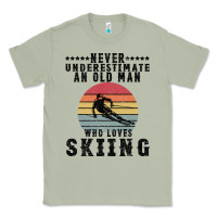 Matcha Never Underestimate An Old Man Who Loves Skiing Classic Tee - Bettercallsaul