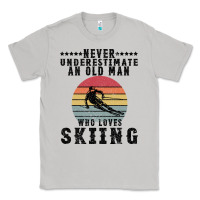 Moon Dust Never Underestimate An Old Man Who Loves Skiing Classic Tee - Bettercallsaul