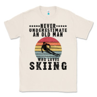 Natural Never Underestimate An Old Man Who Loves Skiing Classic Tee - Bettercallsaul