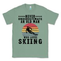 Sage Never Underestimate An Old Man Who Loves Skiing Classic Tee - Bettercallsaul